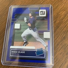 Ryan Vilade 2022 Donruss Baseball - Rated Rookie #64 BLUE - Colorado Rockies