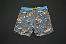 Patagonia Pataloha Swim Trunks Shorts Men 34 Catamaran Boat Waves 11724T
