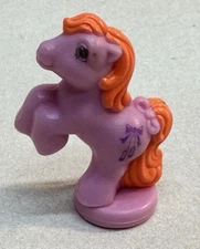 My Little Pretty Pony Parade G1 Petite Lavender Orange Hair Ballet Slippers Mark