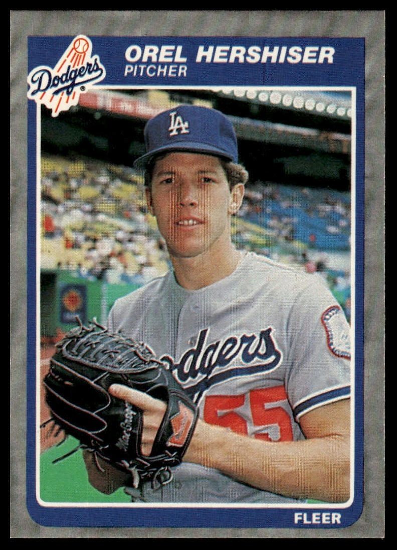 1985 Fleer #371 Orel Hershiser