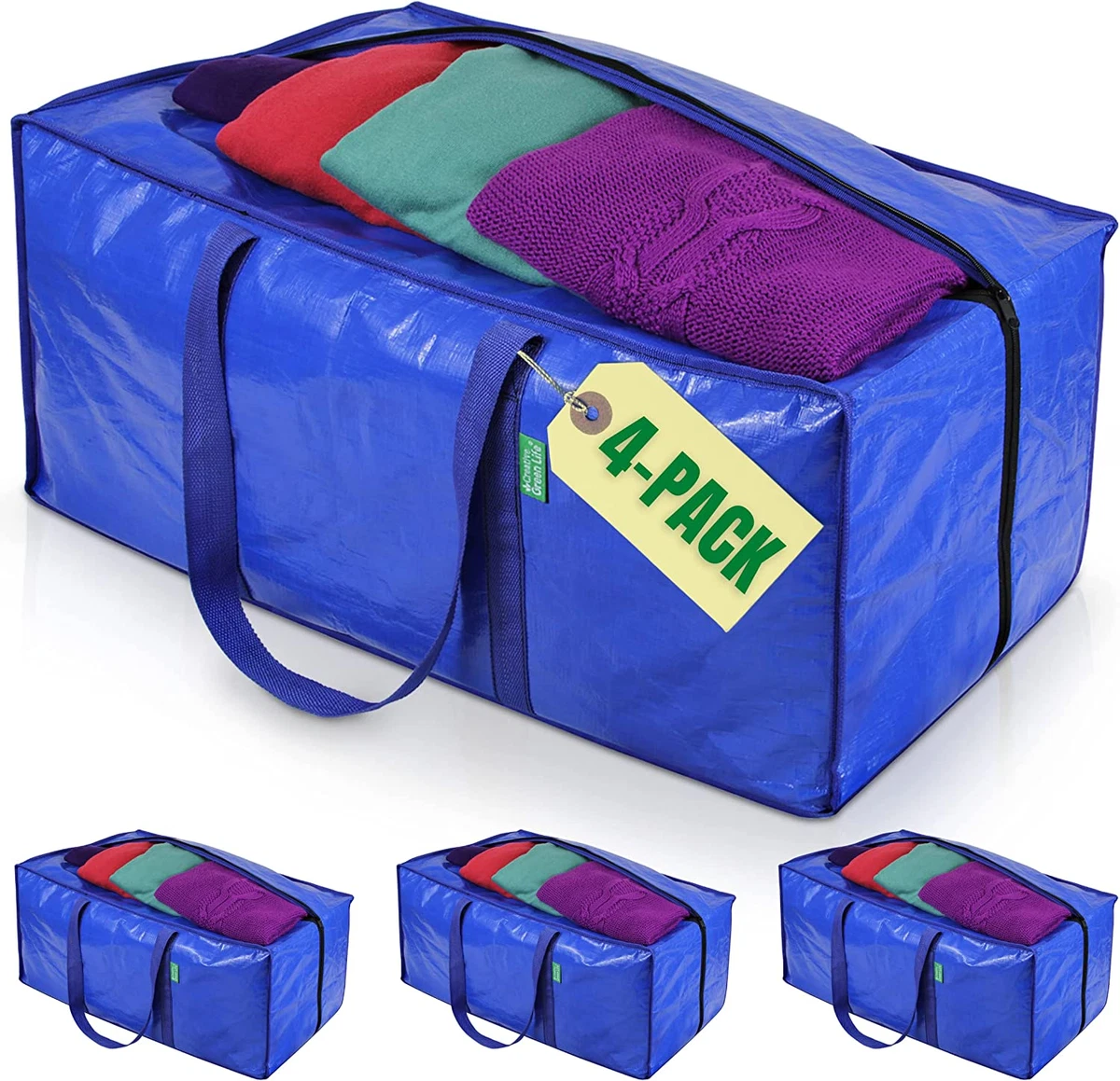 Jumbo Heavy Duty Moving Bags Clothing Storage Bags with Sturdy