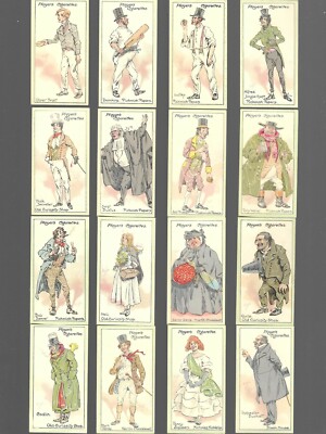 vintage players cigarette cards CIGARETTE CARDS. John Player Tobacco. CHARACTERS FROM DICKENS.(Set of  50).(1923)