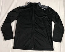 And1 Windbreaker Jacket Men's Large Athleisure Workout Minimalist Track Black