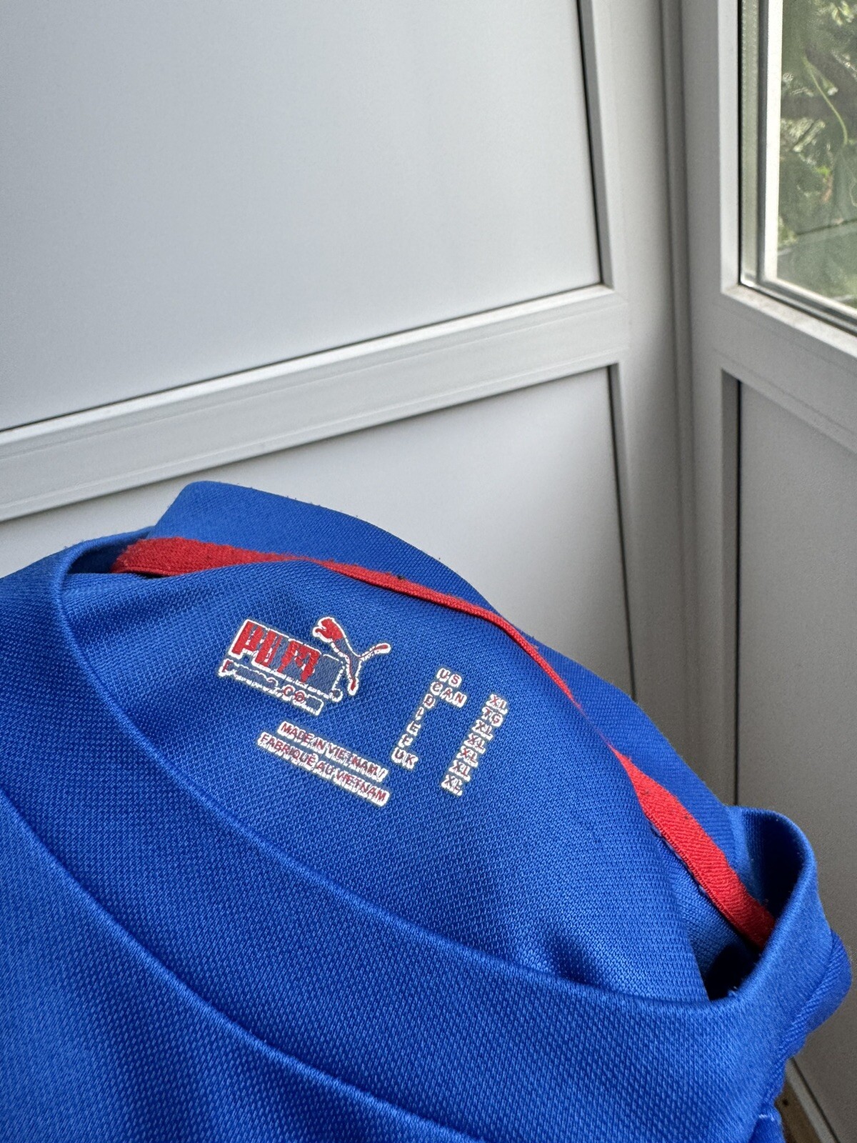 Italy Soccer Jersey Size XL  National Team Puma Mens Blue 2008/2009 thumbnail 5