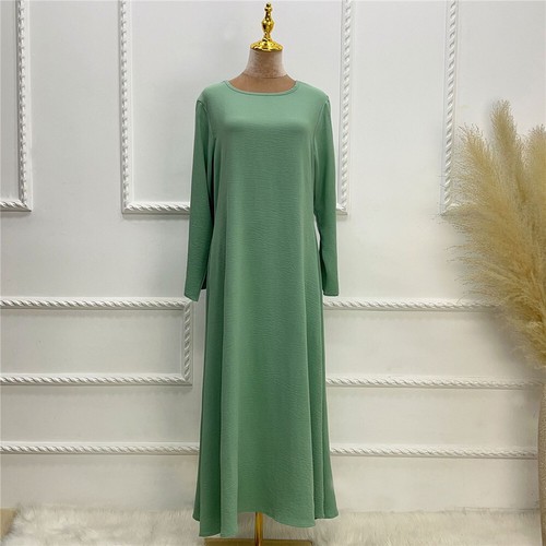 Ramadan Robe Abaya Women Long Dress Plain Kaftan Muslim Gown Dress Caftan Eid - Picture 44 of 54