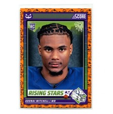 2024 Panini Score A Treat Football Adonai Mitchell RC #1 Orange Pumpkins Colts