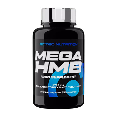 MEGA HMB - 90 Kapseln  Reduktion des Muskelabbaus, Regeneration, Kraft, Ausdauer