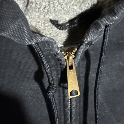 Carhartt Sierra Jacket Sherpa Lined Womens Size XL WJ141 BLK Black