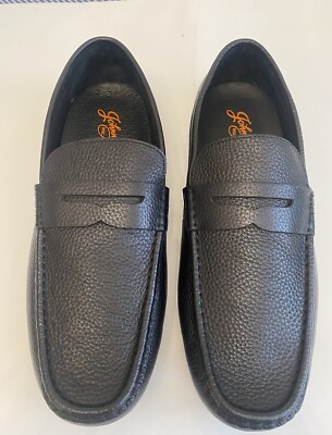 Johnny Bigg Warren Leather Driver Moccasins Black Shoes size UK12 US13 NWOT HENDERSON_M_7631_01_A.jpg?v=  main image 4