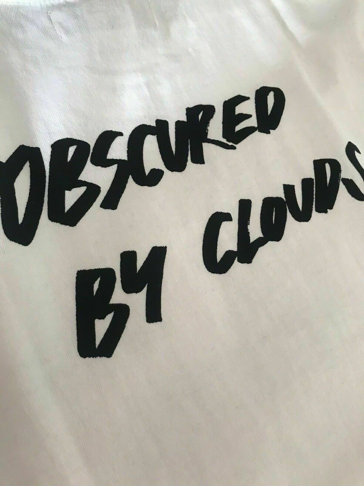 2018 Kiko KOSTADINOV Obscured by Clouds White logo T-shirt Tee 