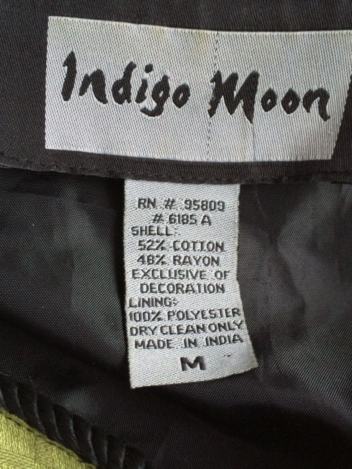 Indigo Moon Womens Multicolor Patchwork Jacket Me… - image 5