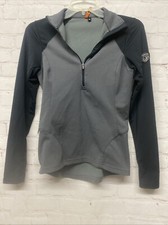 Kerrits Women  s XS Equestrian Jacket 1/4 Zip Pullover X Small Gray  Black