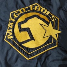 Matco Tools Jacket Mens Large Nylon Bomber Good As Gold II Embroidered Logo Vtg