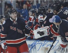 Jimmy Vesey New York Rangers Autographed Signed 8x10 Photo COA #16