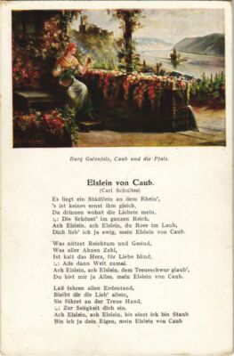 CPA AK Kaub - Burg Gutenfels - Caub und die Pfalz GERMANY (1069215)