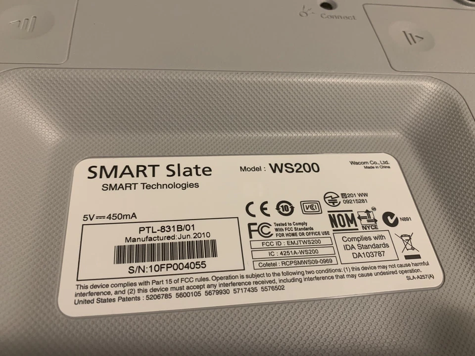 Smart Slate WS200 - w/ PEN + BLUETOOTH - Image 3 of 3