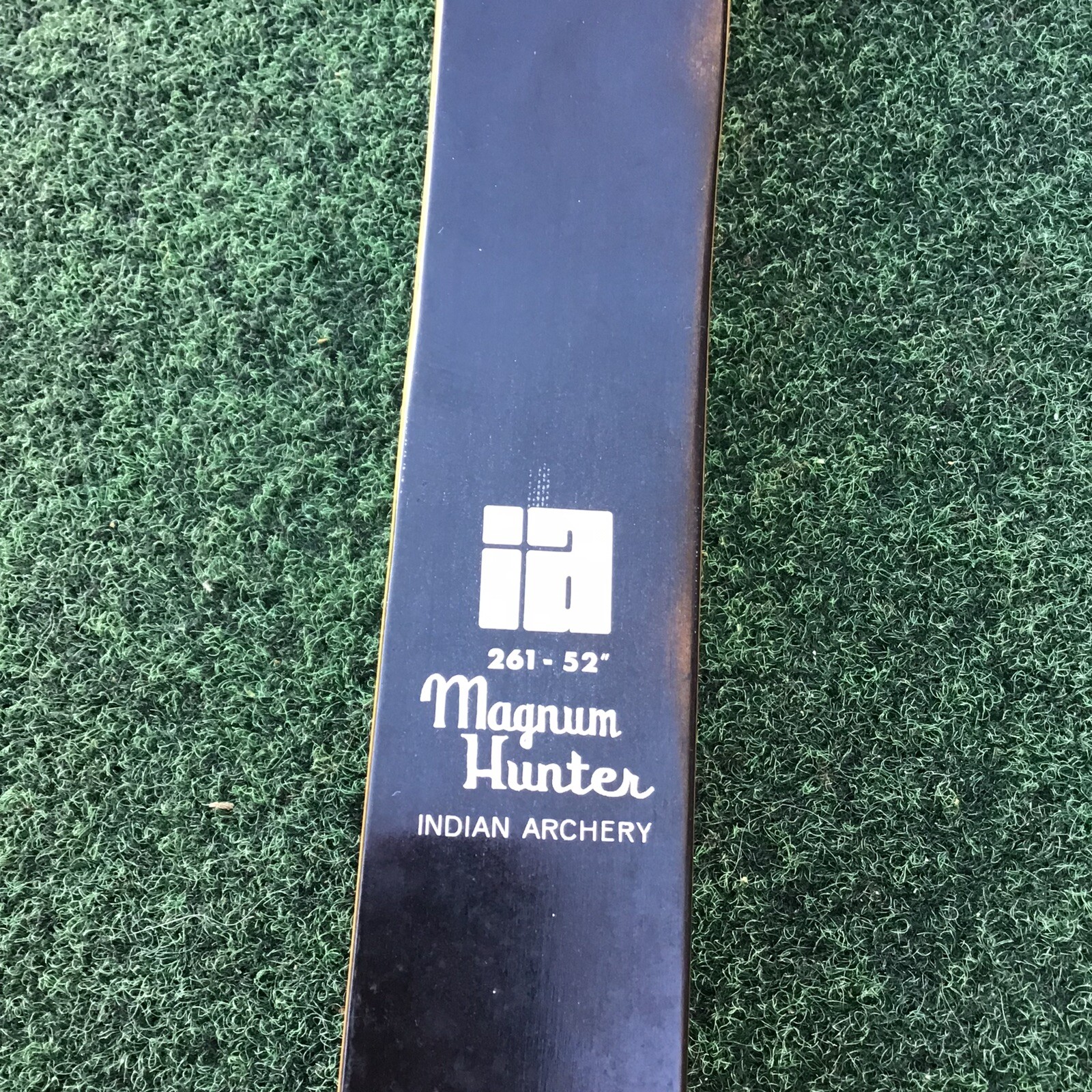 Indian Archery Magnum Hunter Vintage Recurve Hunting Bow RH W/ Sight 52