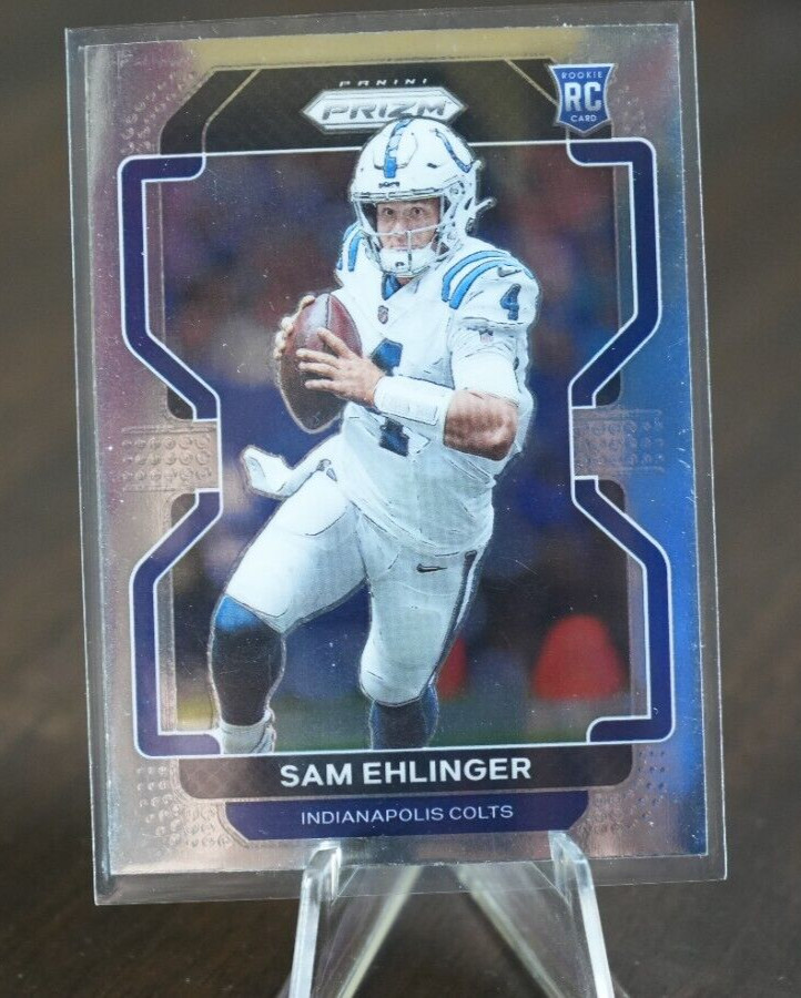 2021 PANINI PRIZM SAM EHLINGER ROOKIE BASE RC #395 COLTS
