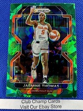 2022 #27 Jasmine Thomas WNBA Panini Prizm Basketball Green Ice Prizm Sun