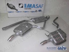 IMASAF Auspuffset Mitteltopf+Endtopf für Audi A4 + Avant 2.0 TFSI 2004-2008