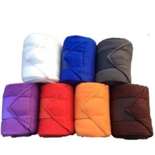 SOFT FLEECE POLO BANDAGES PONY COB HORSE STABLE TRAVEL EXERCISE