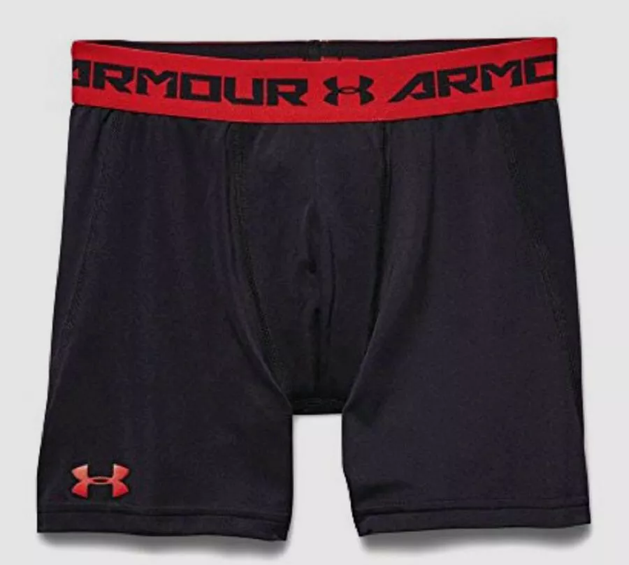 $59 Under Armour Boy's Underwear Black Microfiber Stretch Boxer Brief Kids  YXS