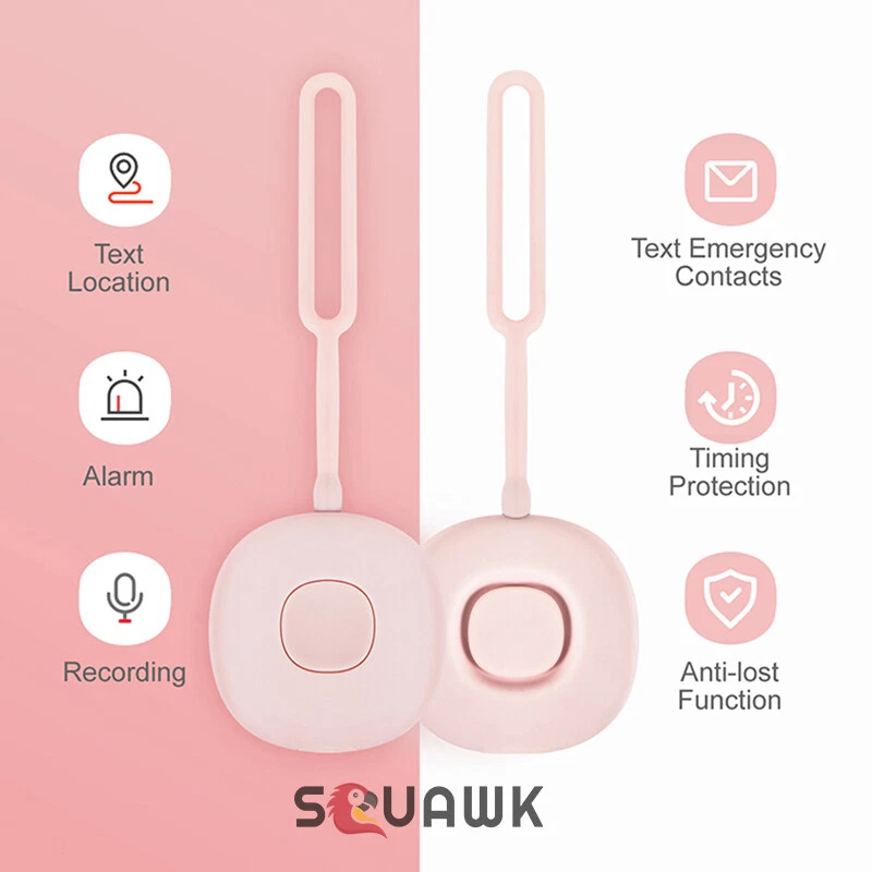 Personal Alarm / Rape Alarm (120dB Siren) With GPS emergency Locator - Bluetooth - Image 3 of 4