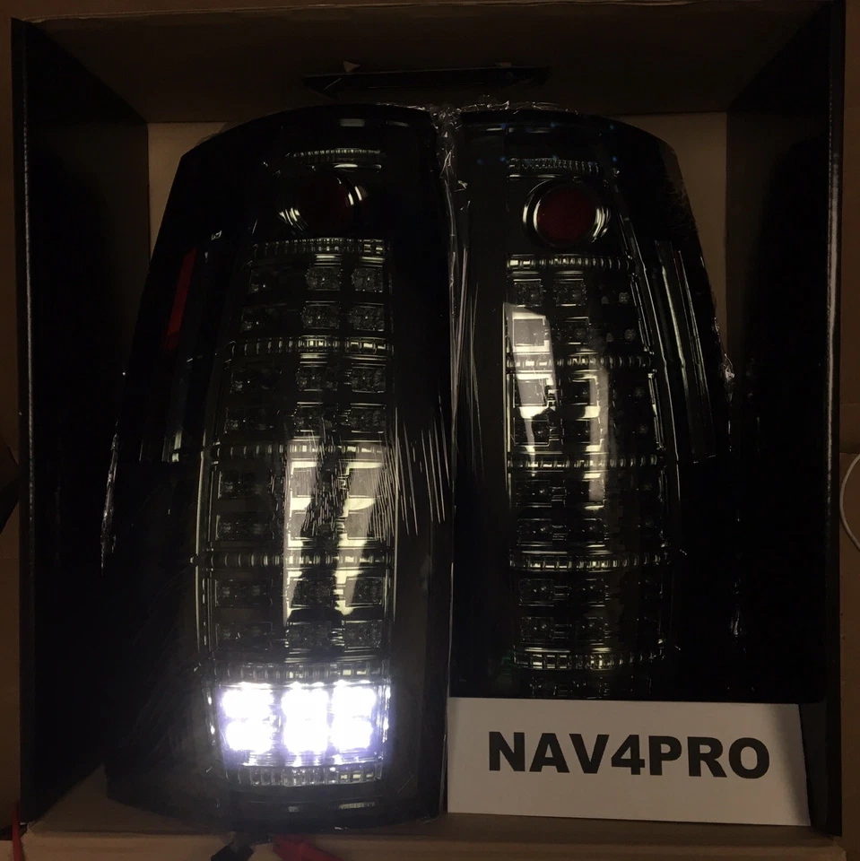 Luz trasera LED 2007-2014 para Chevrolet Suburban Tahoe GMC Yukon Smoke #NB7 nueva Foto 4 de 4