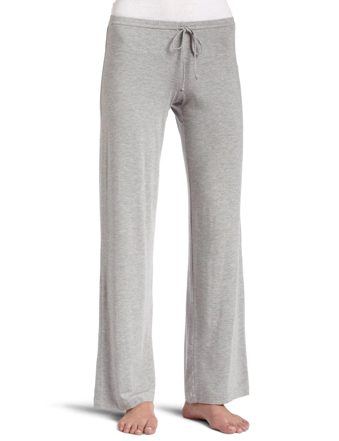 www.prominentresults.com :A432 Calvin Klein NEW S1279 Women's Gray Modal Essentials Drawstring Sleep Pants
