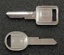 Buick Cadillac Chevy Oldsmobile Pontiac B44 B45 OEM Key Blanks Blank - E/H Keys