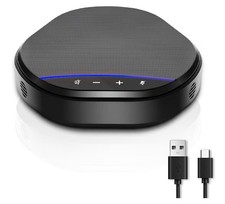 Conference Speakerphone with 360  Voice Pickup, AI Noise Reduction  Echo Cancel