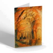 NOTELET - StPaul's, Gough's Cave, Cheddar - Vintage Art Style