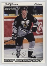 1995-96 Slapshot OHL Top Prospect Jeff Brown #439 0h1