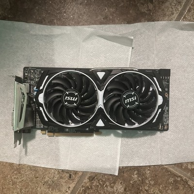 MSI Radeon Armor RX 580 4GB GDDR5 Graphics Card (RX 580 ARMOR 4G OC)