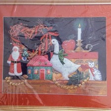 Creative Circle Cross Stitch Kit 2287 Keepsakes Of Christmas SEALED 1980's