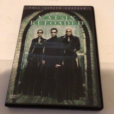 Warner Home Video Matrix Reloaded DVD Keanu Reeves Action Full Screen Edition
