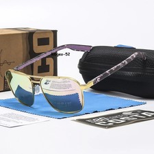 Costa Del Mar Wader Gold Frame Pink Mirror 580p Polarized Lens Sunglasses