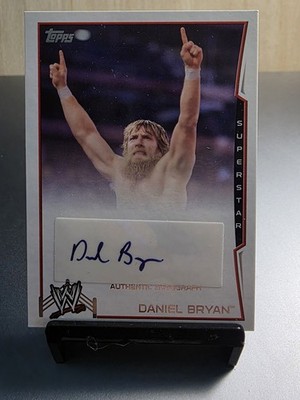 2014 Topps WWE - Daniel Bryan signed Auto INSERT card (Bryan Danielson) AEW