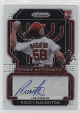 2022 Panini Prizm Rookie White Donut Circle 5/5 Packy Naughton #RA-PN Auto b9e