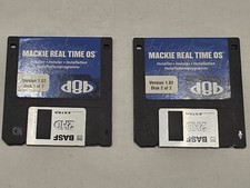 Mackie real time OS floppy disks Original ins...