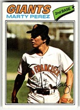 1977 Topps #438 Marty Perez San Francisco Giants Baseball
