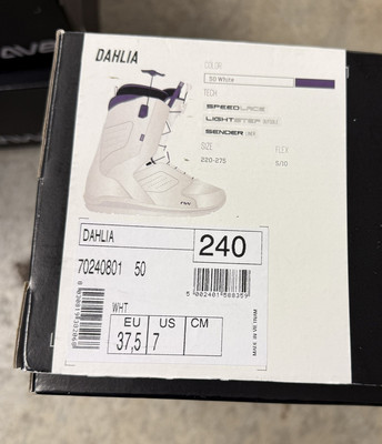 2025 NIB Womens Northwave Dahlia SLS SNOWBOARD BOOTS $265 White 7