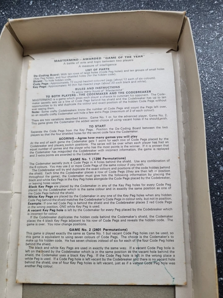 Vintage Mastermind by Invicta 1972 Boxed - Image 3 of 4