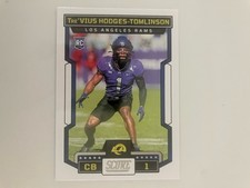 Panini 2023 Score Tre'Vius Hodges-Tomlinson #391 Rookie TCU Rams Football Card. rookie card picture