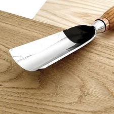 Handmade Wood Carving Chisel 5cm (2") – Large Forged Sculpture Gouge Sweep
