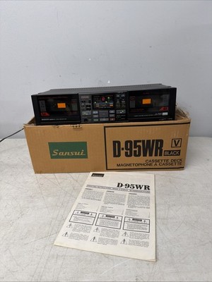 Sansui D-95WR Compu-Synchro Double Reverse Cassette Deck