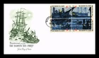 DR JIM STAMPS US COVER BOSTON TEA PARTY BICENTENNIAL FDC SETENANT ARTMASTER
