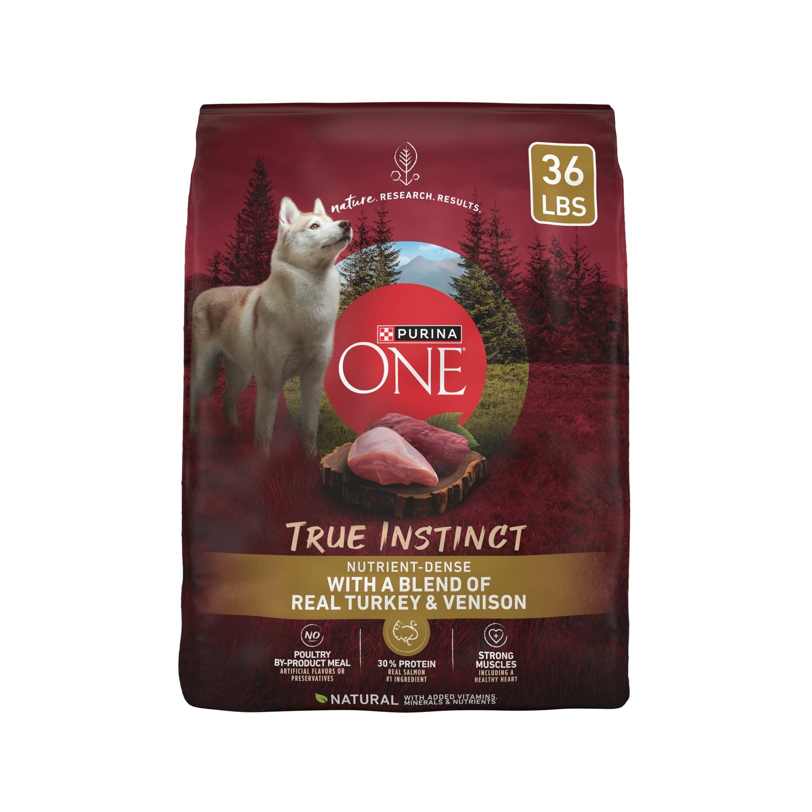 Purina ONE True Instinct With A Blend Of Real Turkey and Ven
