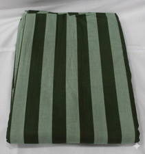 Indian Cotton Green Stripe Dressmaking, Sewing Running Cotton Fabric 7 Yards US