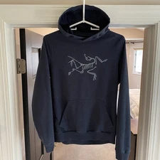 Arcteryx Archaeopteryx Pullover Hoody - Excellent - Mens Small - Navy Heather
